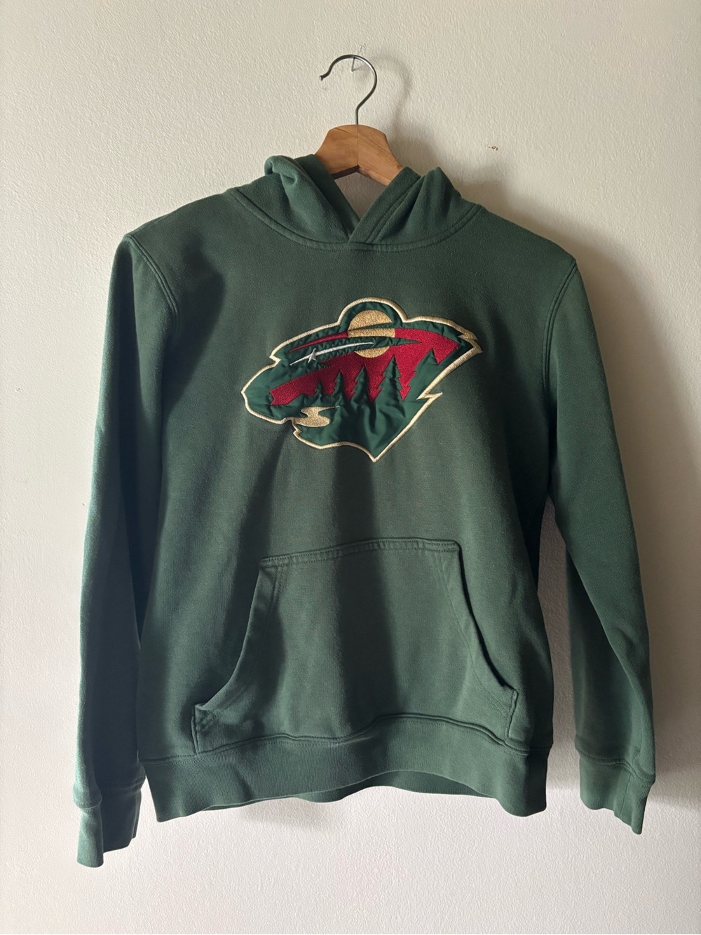 Minnesota Wild Green Pullover Hoodie - Youth